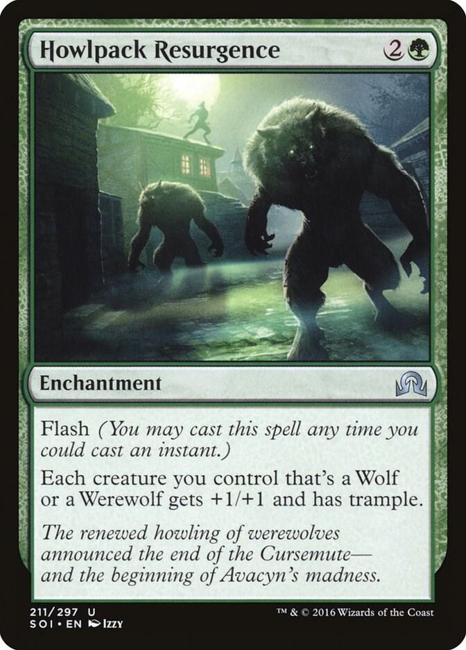 Howlpack Resurgence 211 card