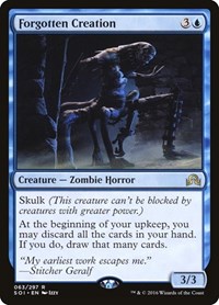 Forgotten Creation #63 from Shadows over Innistrad Pokemon card image