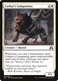 Cathar's Companion #9 from Shadows over Innistrad Pokemon card image