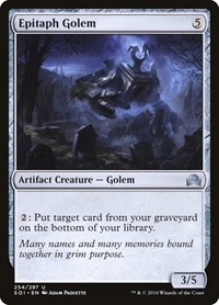 Epitaph Golem #254 from Shadows over Innistrad Pokemon card image