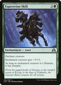 Equestrian Skill #204 from Shadows over Innistrad Pokemon card image
