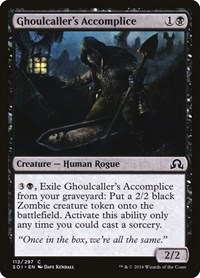 Ghoulcaller's Accomplice #112 from Shadows over Innistrad Pokemon card image