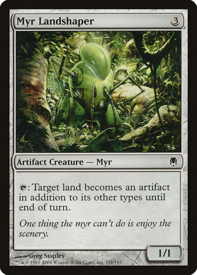 Myr Landshaper - Darksteel - Magic: The Gathering - TCGplayer.com