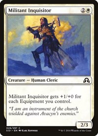 Militant Inquisitor #26 from Shadows over Innistrad Pokemon card image