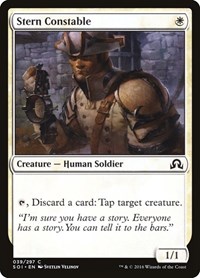 Stern Constable #39 from Shadows over Innistrad Pokemon card image