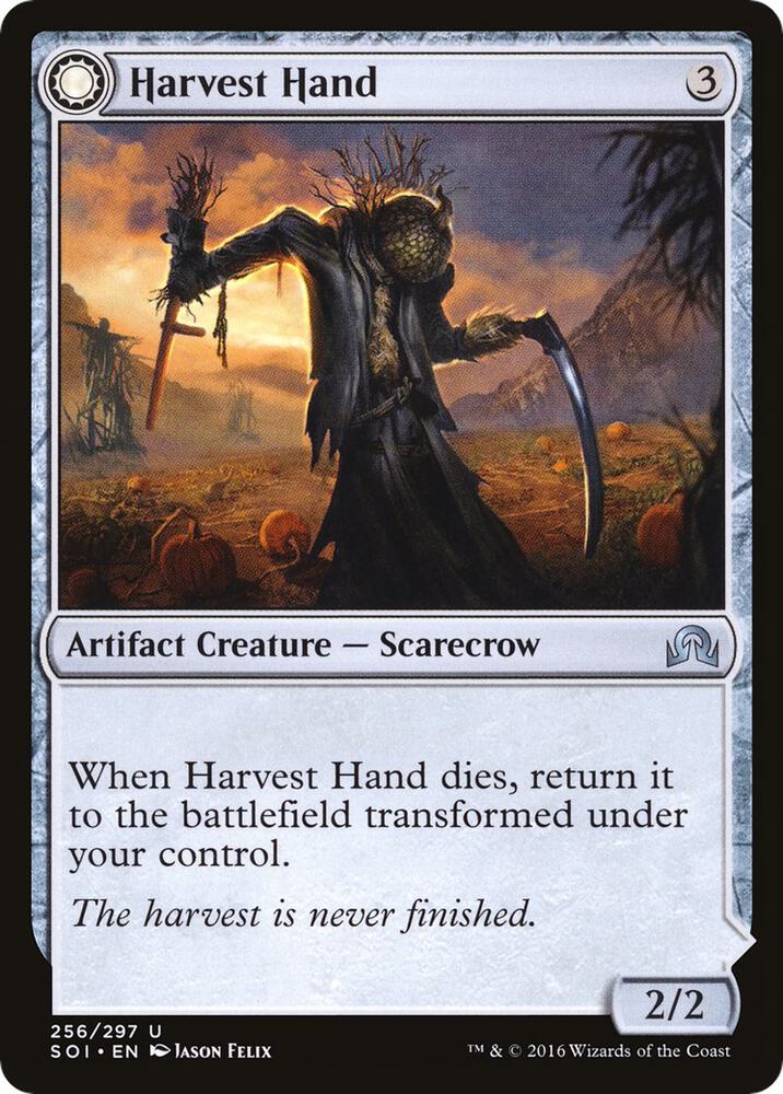 Harvest Hand 256 card