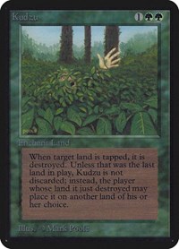 Kudzu - Alpha Edition - Magic: The Gathering card