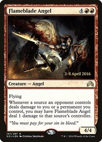 Flameblade Angel - Prerelease Cards - Magic: The Gathering card