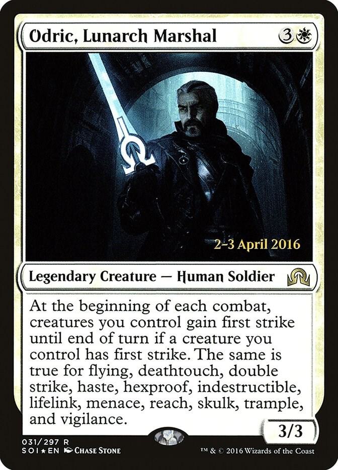 Odric, Lunarch Marshal #31s — Shadows over Innistrad Promos