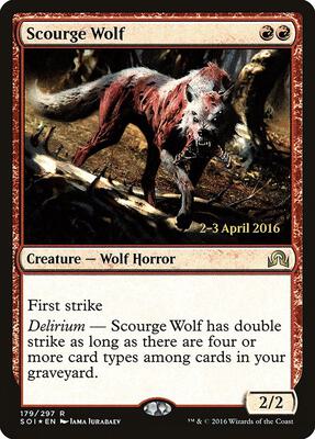 Scourge Wolf #179 – Prerelease Cards (Rare)