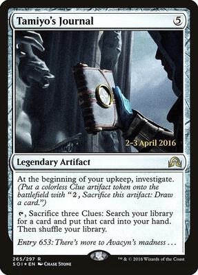 Tamiyo's Journal (Entry 653) #265 – Prerelease Cards (Rare)