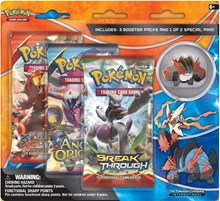 BREAKthrough Collector Pin 3 Pack Blister [Mega Swampert] from XY - BREAKthrough Pokemon card image