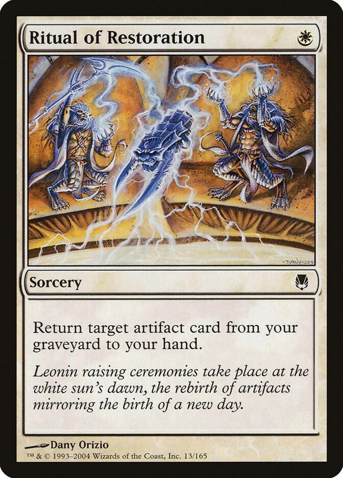 Ritual of Restoration - Darksteel - Magic: The Gathering