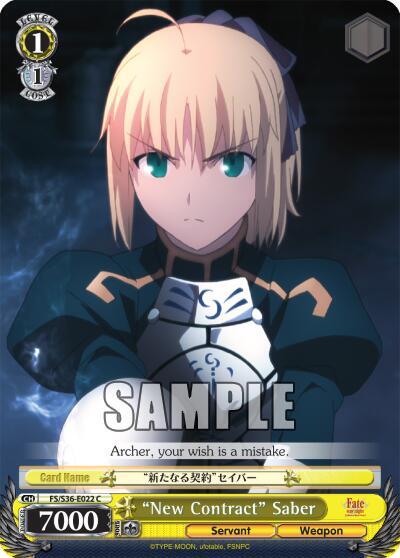 "New Contract" Saber
