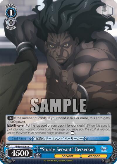 "Sturdy Servant" Berserker