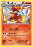 delphox break pokemon card Comfy Hobbies XY: Fates Collide Colorless Psystorm (20x) This attack does 20 damage times the amount of Energy attached to all Pokémon in play. Delphox Break - 14/124 Ultra