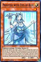 Priestess with Eyes of Blue - Shining Victories - YuGiOh