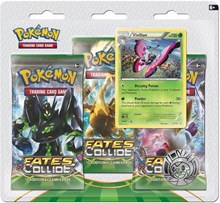 Fates Collide Three Pack Blister [Vivillon] from XY - Fates Collide Pokemon card image