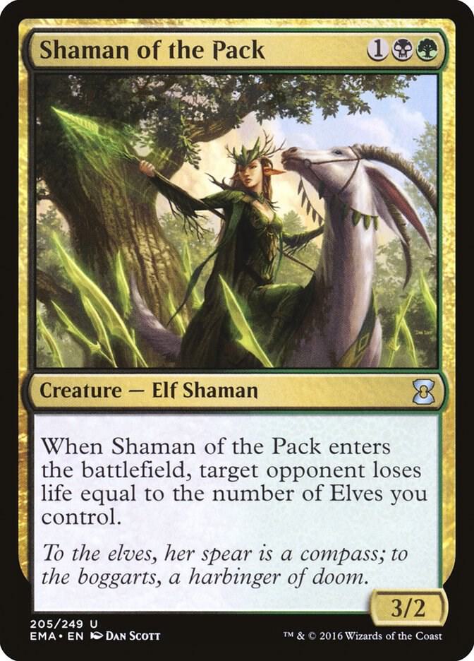 Shaman of the Pack 205 card