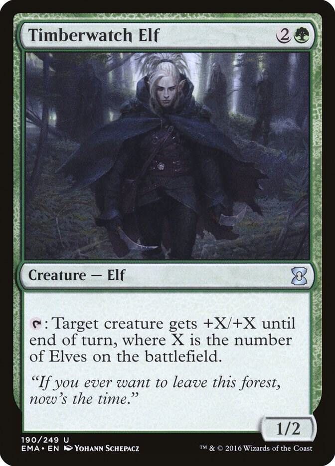 Timberwatch Elf 190 card