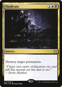 Vindicate (Eternal Masters)
