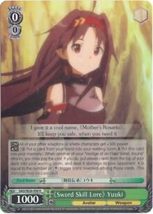"Sword Skill Lore" Yuuki (Parallel Foil)