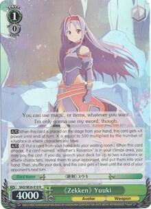 "Zekken" Yuuki (Parallel Foil) Sword Art Online II Vol.2 Rare Weiss Schwarz card — value and price