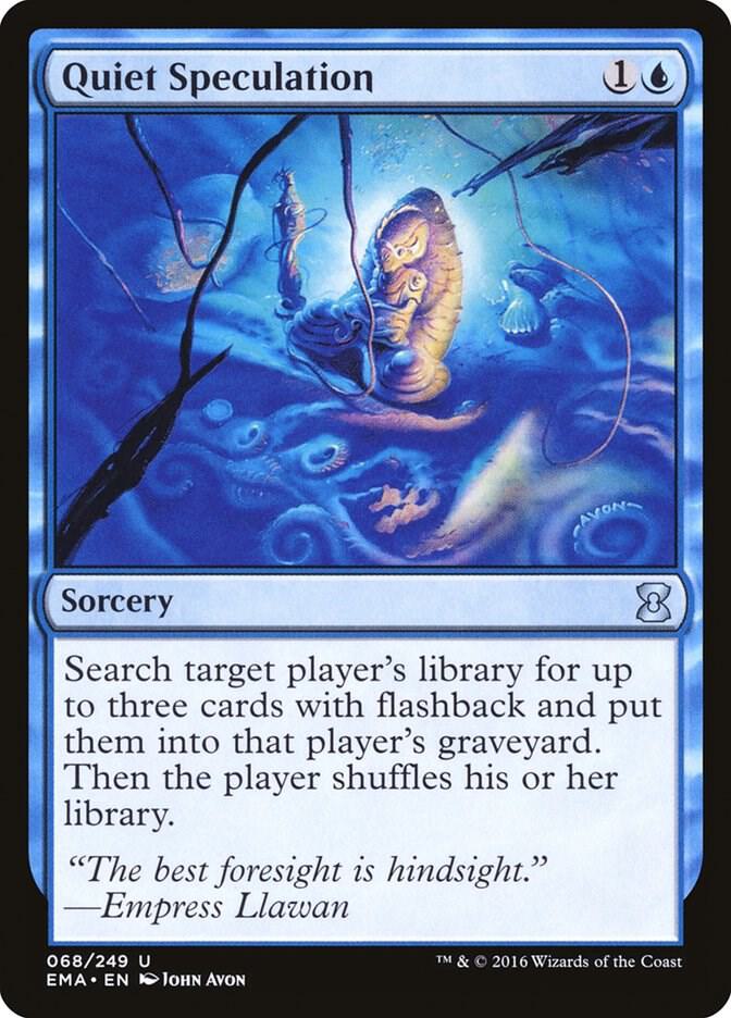 Quiet Speculation 68 card