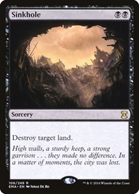Sinkhole - Eternal Masters - Magic: The Gathering card