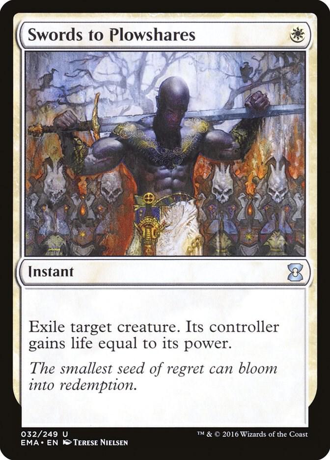 Swords to Plowshares - Eternal Masters - Magic: The Gathering