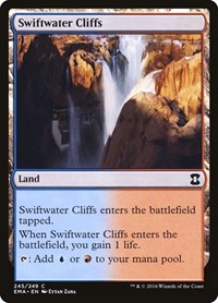 Swiftwater Cliffs - Eternal Masters - Magic: The Gathering card