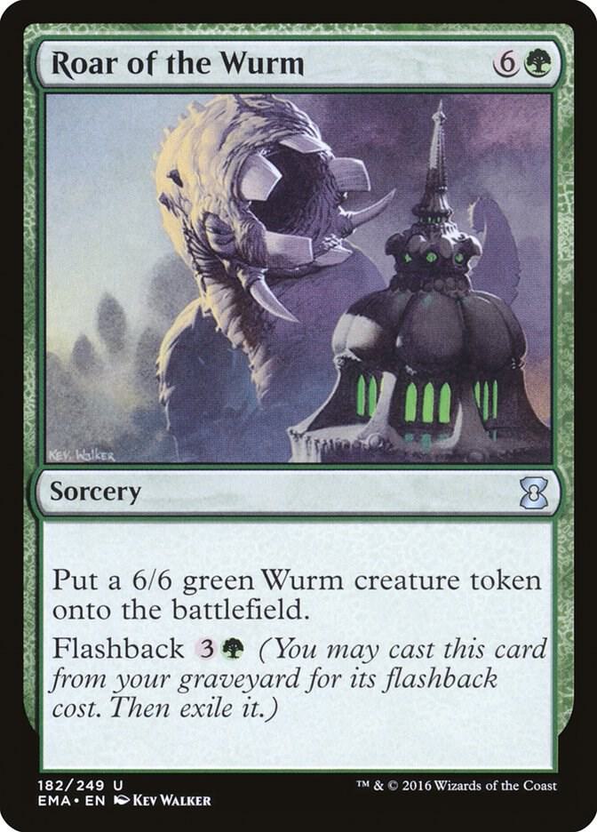 Roar of the Wurm 182 card