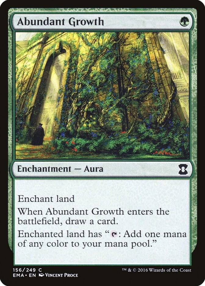 Abundant Growth - Eternal Masters - Magic: The Gathering