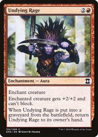 Undying Rage - Eternal Masters - Magic: The Gathering card