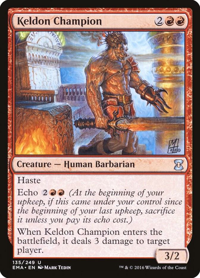 Keldon Champion 135 card