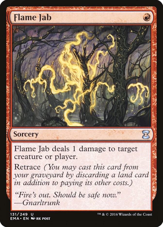 Flame Jab 131 card