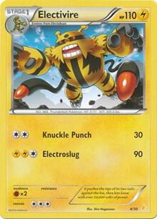 Electivire (25) 25/30 from XY Trainer Kit: Pikachu Libre & Suicune