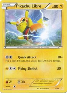 Pikachu Libre (14 - Non-Holo) 14/30 from XY Trainer Kit: Pikachu Libre & Suicune