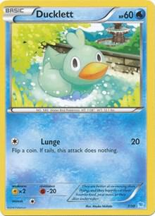 Ducklett (7) 7/30 from XY Trainer Kit: Pikachu Libre & Suicune