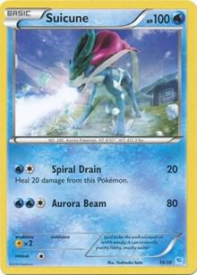 Suicune (14 - Non-Holo) 14/30 from XY Trainer Kit: Pikachu Libre & Suicune