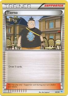 Tierno (29 - Suicune Deck) 29/30 from XY Trainer Kit: Pikachu Libre & Suicune
