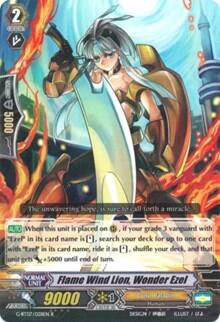 Flame Wind Lion, Wonder Ezel