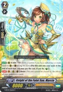 Knight of the Faint Sun, Marcia