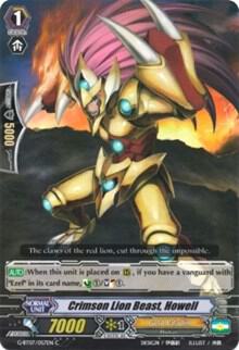 Crimson Lion Beast, Howell