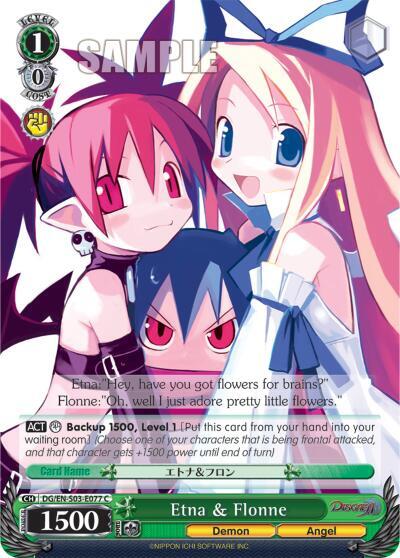Etna & Flonne - Disgaea - Weiss Schwarz - TCGplayer.com