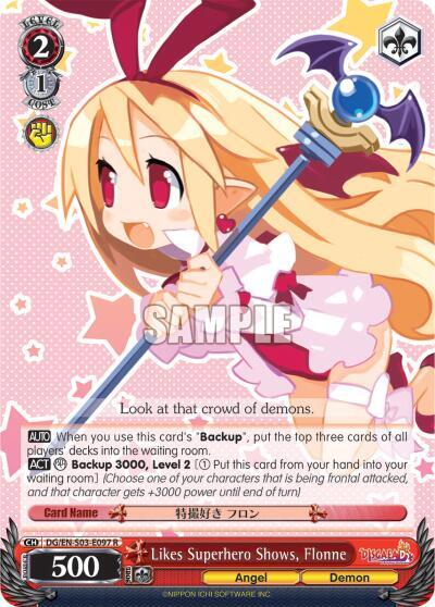 Likes Superhero Shows, Flonne