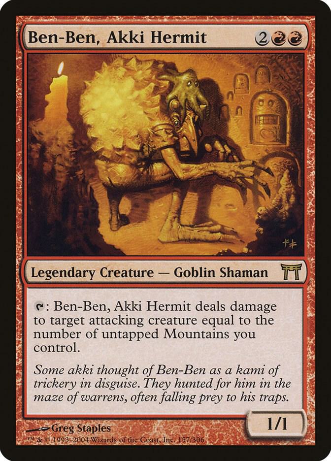 Ben-Ben, Akki Hermit - Champions of Kamigawa - Magic: The