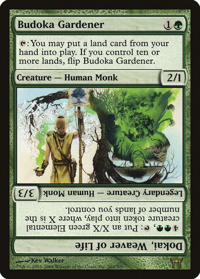鬼武者series ビカクシダ Budoka Gardener // Dokai, Weaver of Life - Champions of Kamigawa