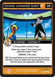 Orange Combined Burst - Panini: Vengeance - Dragon Ball Z TCG