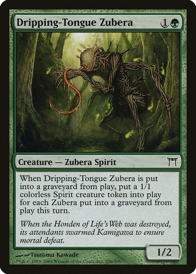 Dripping-Tongue Zubera - Champions of Kamigawa - Magic: The